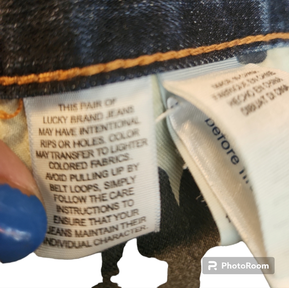 LUCKY Brand jeans, Women's blue jeans, straight leg, 121 heritage, Size … - Picture 8 of 9